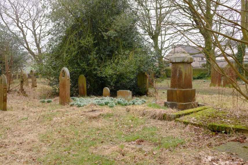 photograph of a view in the closed church