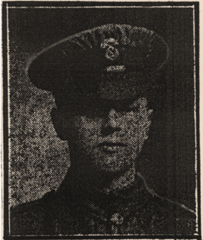 Bertie Cundall WW1