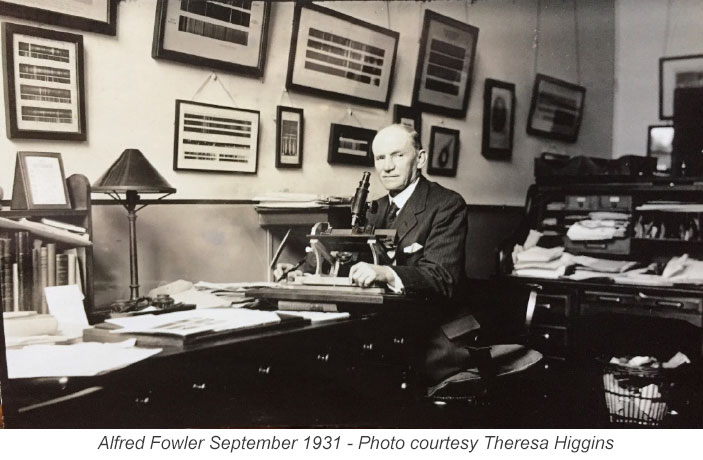 alfred fowler 1931