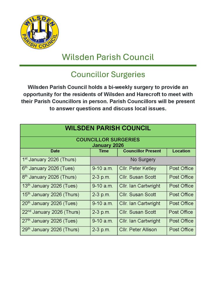 2026 January Council Surgeries
